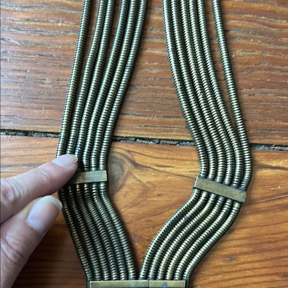 Vintage Auden Gold Tone Layered Necklace - Picture 11 of 12